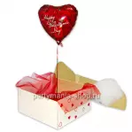 Шар «Happy Valentine Day» в коробке