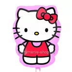 Hello Kitty в розовом, фигурный шар