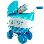 Фигурный шар 3D «Коляска IT'S A BOY»