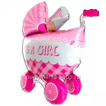 Фигурный шар 3D «Коляска IT'S A GIRL»